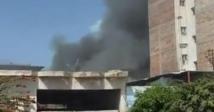 اندلاع النيران في مبنى لوزارة الدفاع الروسية
