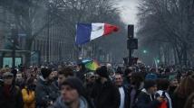 احتجاجات واسعة في مختلف المدن الفرنسية