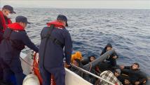 خفر السواحل التركي: ضبط 156 مهاجرا غير نظامي قرب سواحل إزمير 