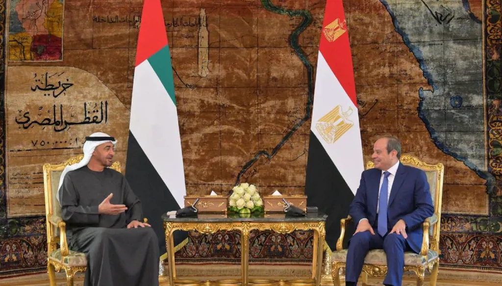 السيسي وبن زايد يرسمان ملامح الشرق الأوسط الجديد