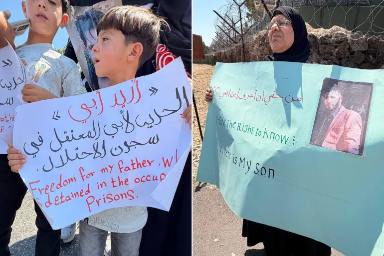 ملف المعتقلين السوريين بإسرائيل يتصاعد.. الأهالي يطالبون بتدخل دولي