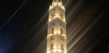 إضاءة ساعة التل في طرابلس