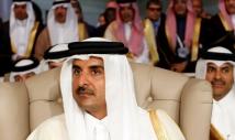 أمير قطر يغادر قمة القاهرة اثناء كلمة ابو الغيط