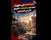 فيديو: الاستثمار في سوريا.. لماذا تجذب العقارات الأموال أكثر من المصانع؟