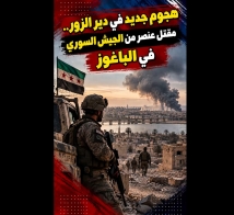 فيديو: مقتل عنصر من الجيش السوري في الباغوز