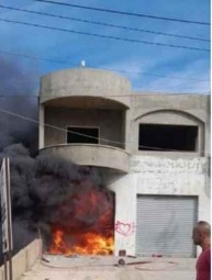 إخماد حريق كبير في محل في بلدة ارزي