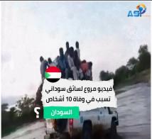 فيديو: فيديو مروع لسائق سوداني تسبب في وفاة 10 أشخاص(1د 3ث)