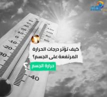 فيديو: كيف تؤثر درجات الحرارة المرتفعة على الجسم؟(1د 17ث )