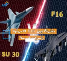 فيديو: مقارنة بين F16 الامريكية والسوخوي الروسية(2د 12ث)